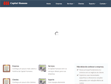 Tablet Screenshot of capitalhumano.com.br